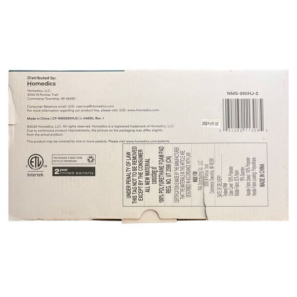 NEW HoMedics Shiatsu Rechargeable Neck Massager Heat Deep-Kneading Shiatsu Massa - Picture 7 of 9